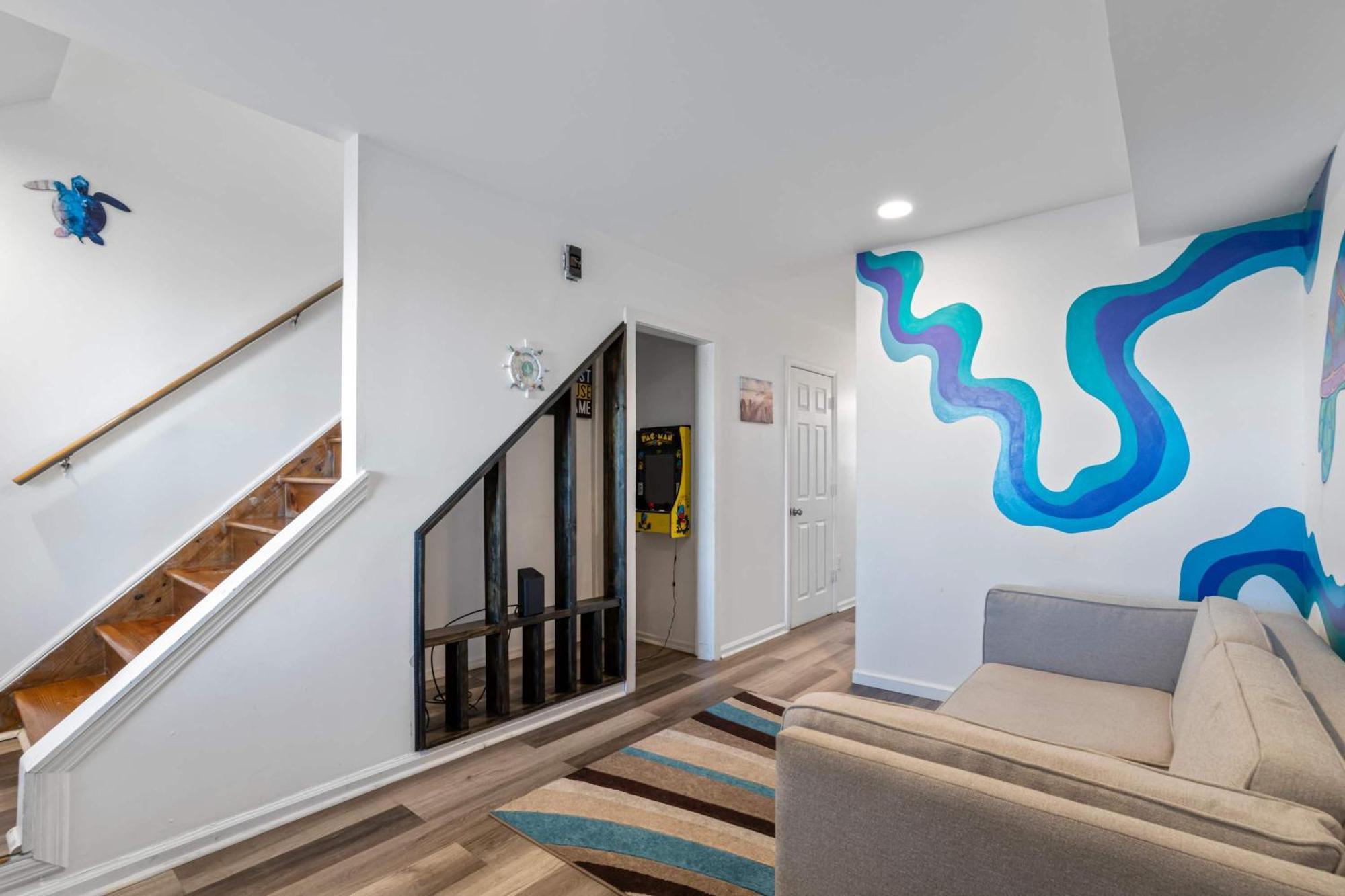 Arcade Nook & New Sea Turtle Mural- 3Br Atlantic City Ngoại thất bức ảnh