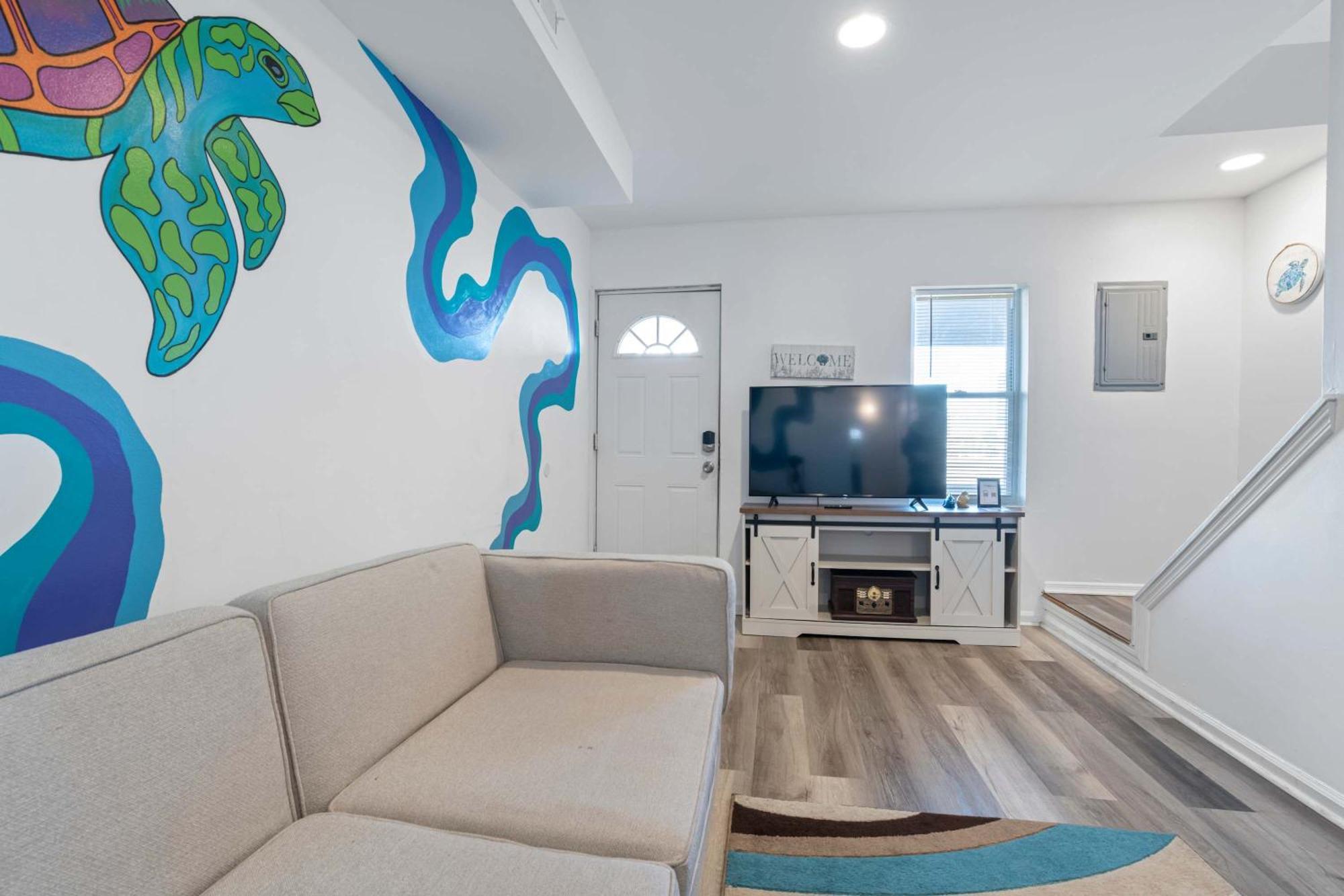 Arcade Nook & New Sea Turtle Mural- 3Br Atlantic City Ngoại thất bức ảnh