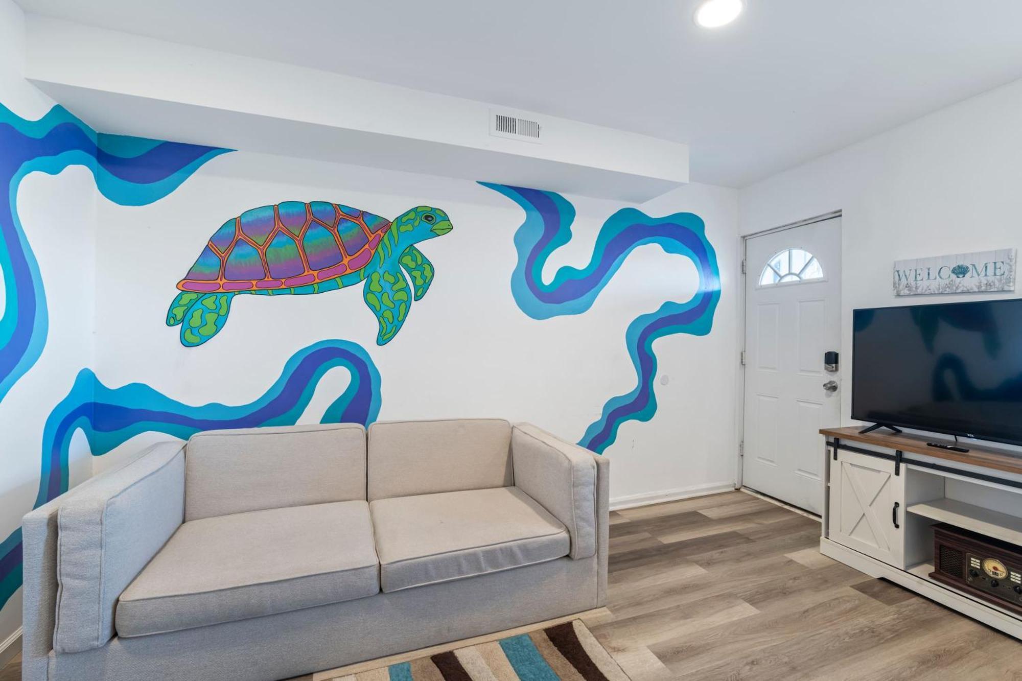 Arcade Nook & New Sea Turtle Mural- 3Br Atlantic City Ngoại thất bức ảnh